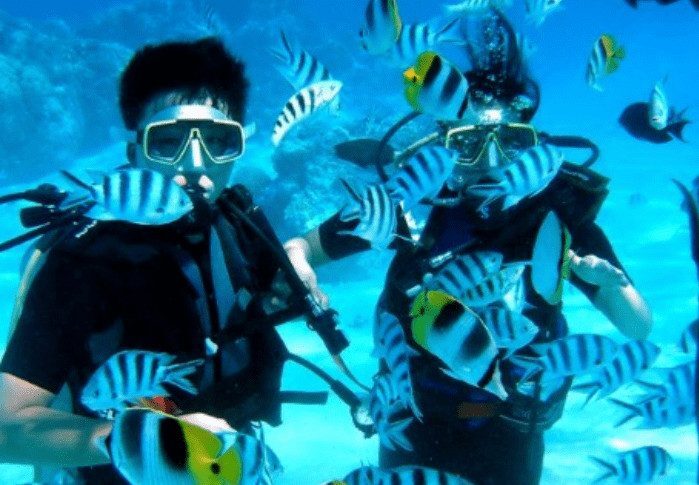 Diveasy initiation dive honeymoon package per couple, French Polynesia