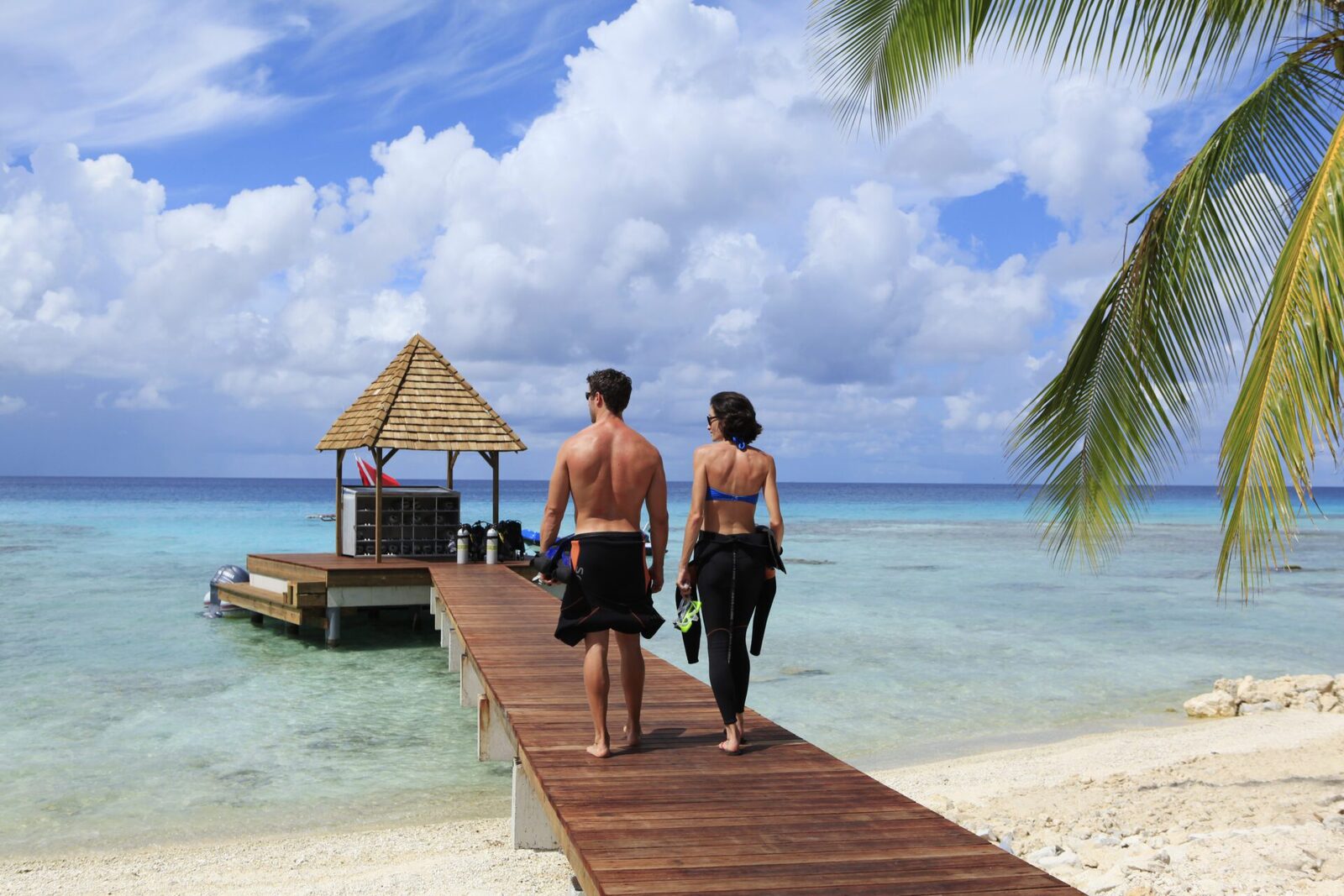 First dive, French Polynesia